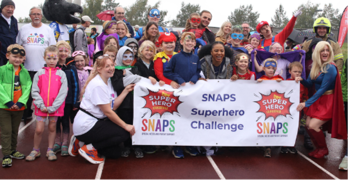 SNAPS Superhero Challenge starting line