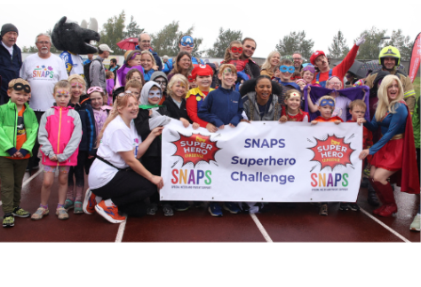 SNAPS Superhero Challenge starting line