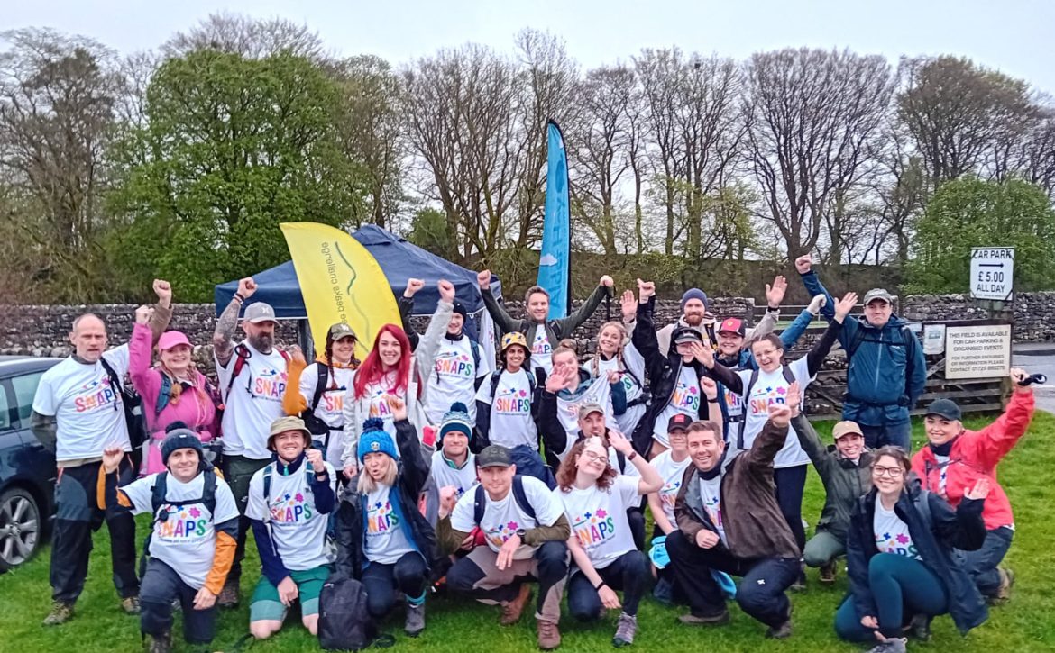 Photo of large group of walkers together