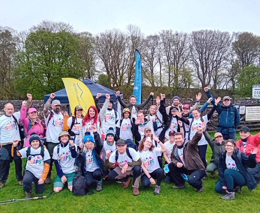 Photo of large group of walkers together