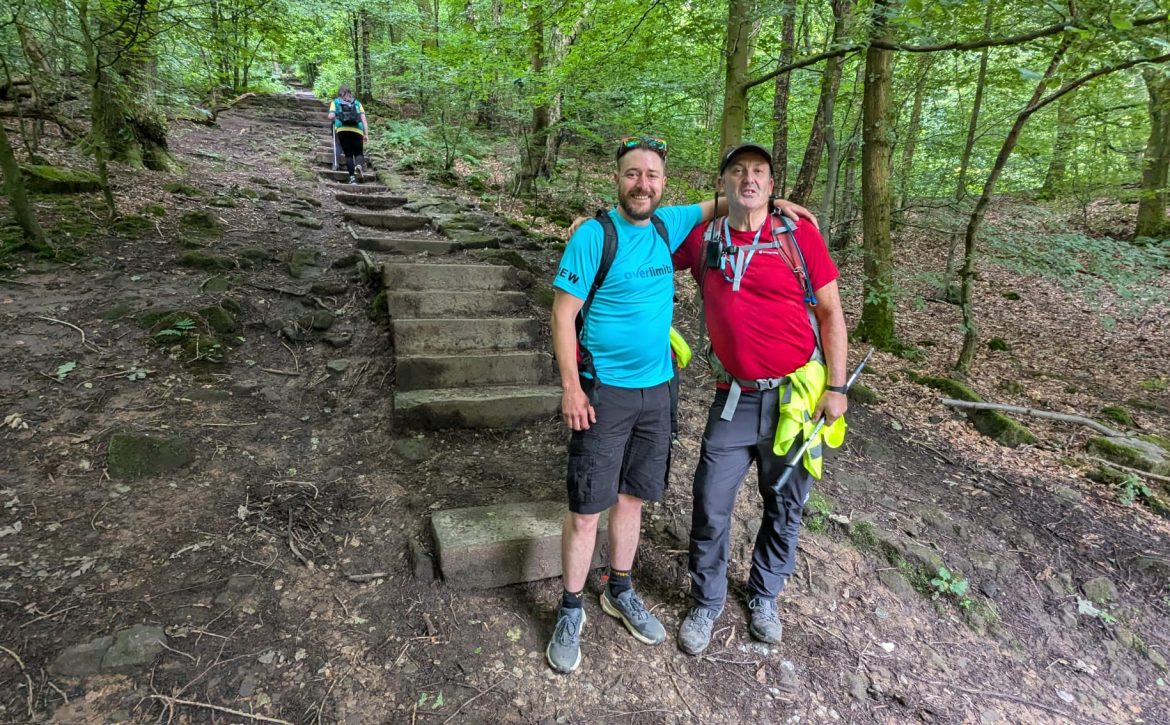 Walkers participating in the Leeds Great Walk