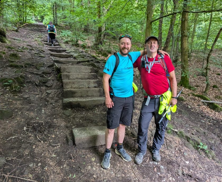 Walkers participating in the Leeds Great Walk