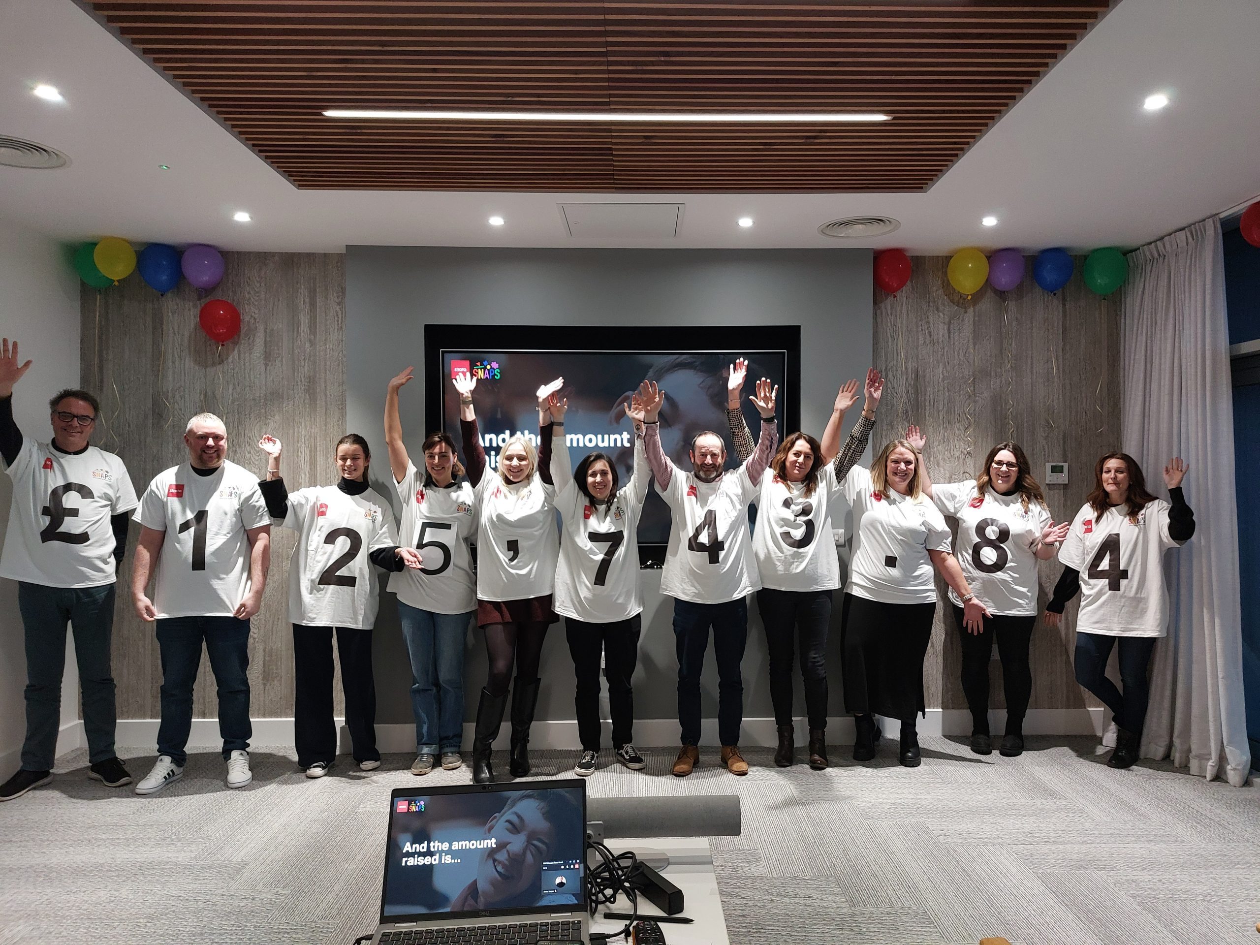 Strata reveal their fundraising total for SNAPS